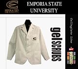 Emporia State Hornets Scrub Style Short Consultation Jacket from GelScrubs - B000BJIIZ4