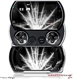 PSPgo Skin and Screen Protector Kit - Lightning White fits Sony PSP go