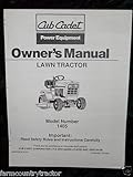 Cub Cadet 1405 Lawn Tractor OEM OEM Owners Manual