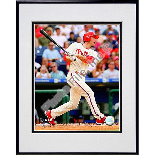 Buy Photofile Philadelphia Phillies Chase Utley 2008 Batting Action - Matted 8x10 Photo in Aluminum... by Photo File