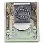 Harley-Davidson� Skull Money Clip. Raw Nickel finish. Made in USA. 99453-06V