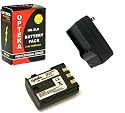 Opteka NB-2LH 1800mAh Ultra High Capacity Li-ion Battery Pack with AC/DC Rapid Battery Charger for Canon Digital Rebel XT & XTi Digital SLR Camera