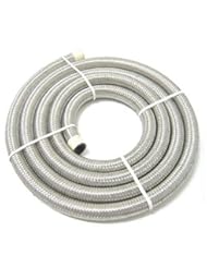 Automotive Parts and Accessories: BKrider 6 X 3/8 Braided Oil/Fuel Line for Harley-Davidson - Generic