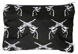 Canvas Gun Print Cosmetic Bag