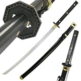 Full Tang Japanese Practical Samurai Katana Sword Black