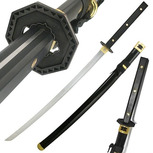 Full Tang Japanese Practical Samurai Katana Sword Black