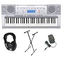 Casio CTK-4000 Premium Keyboard Pack with Power Supply, Keyboard Stand and Professional Closed Cup Stereo Headphones