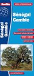 S�n�gal, Gambie - Carte routi�re et t...