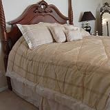 Ysela Bedding 7 Piece Jacquard Comforter Set