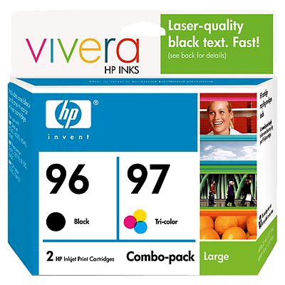 HP 96 and 97 Color and Black Ink Cartridge