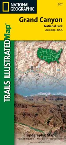 national geographic grand canyon national park arizona usa trails illustrated trails illustrated topo maps
