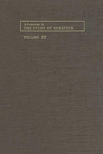 Advances in the Study of Behavior: 23
