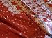 DESIGNER RUST WEDDING INDIA SAREE SILK SARI FABRIC 6.5Y