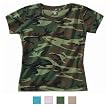 LAT - Womens Fine Cotton Jersey Camouflage Tee (3665)