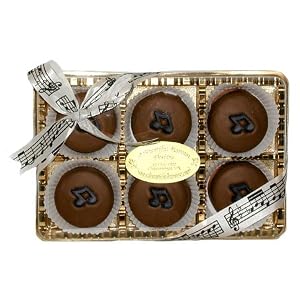Music Notes Themed Belgian Milk Chocolate Dipped Oreo's