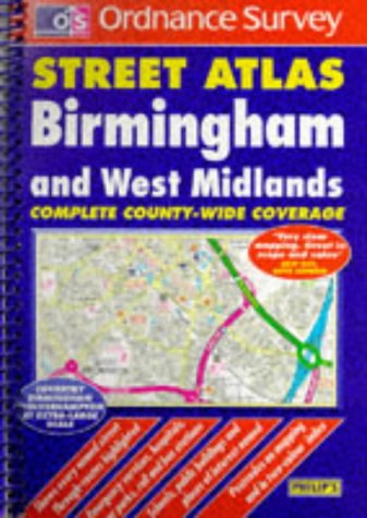 City Travel Guides Discounted  Books : Ordnance Survey Birmingham and West Midlands Street Atlas
