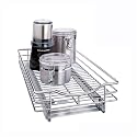 Lynk Professional 401118 11-by-18-by-4-Inch Roll-Out Chrome Cabinet Drawer