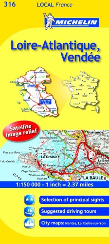 Loire-Atlantique, Vendee (Michelin Local Maps)