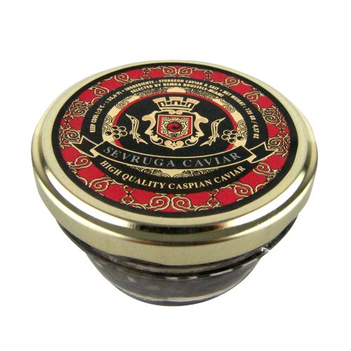 Bemka.com Caspian Sevruga Wild Caviar, 2008, 4 ounces Jars by Bemka.com