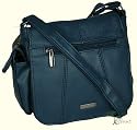 ZETA-REAL LEATHER SHOULDER BAG