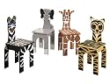 Furniture online: Safari Animal Children's Chairs - Set of 4