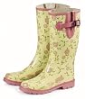 Laura Ashley 'Erin Chalk' Patterened Ladies Rubber Wellington. Size 5