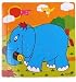 7 Pack Bundle Wooden Kids Children Animal Puzzles Toys,1 4 Years Kids, Elephant Butterfly Cow Bee Deer Frog Chicken RS.3165.00