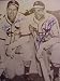Enos Slaughter & Terry Moore St. Louis Cardinals Autographed Black & White Photo With A Personally Obtained Autograph From The Player