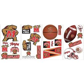 RoomMates RMK1107SCS University of Maryland Peel and Stick Wall Decal