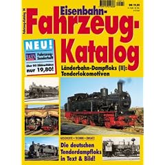 Eisenbahn-Fahrzeug-Katalog, Bd.14, L�nderbahn-Dampfloks (II), Tenderlokomotiven