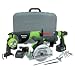 Kawasaki 840108 Black 18 Volt 1 Speed 4 piece Cordless Combo Kit