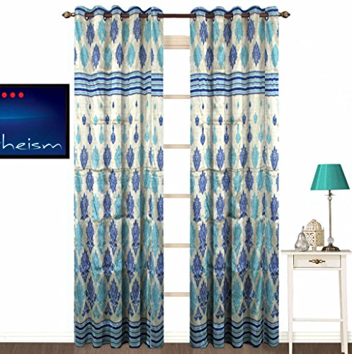 Fabutex Panel printed Door Curtain Pack of 2
