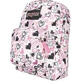 JANSPORT SuperBreak World Of Hearts Backpack - White/Pink