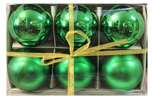 Candance(TM)6pk 80mm Shatterproof “Plain Green” Christmas Ball Ornaments/Decorations/Disco Ball Mirror Party Christmas Xmas Tree Ornament Decoration/Christmas Ball Ornaments/Decorations/Christmas Tree Decorations Silver Mirror Ball Ornaments (Plain Green) Candance(TM)6pk 80mm Shatterproof “Plain Green” Christmas Ball Ornaments/Decorations/Disco Ball Mirror Party Christmas Xmas Tree Ornament Decoration/Christmas Ball Ornaments/Decorations/Christmas Tree Decorations Silver Mirror Ball Ornaments (Plain Green)