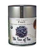 The Tao Of Tea Famous Chinese Green Tea Pearl Zhucha, 100% Organic, 4.0-Ounce Tin  (Pack of 3)