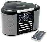 PURE Chronos CD DAB/FM/CD/MP3 Stereo Clock Radio - Black