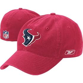 Houston Texans -Red- Fitted Sideline Slouch Hat