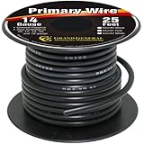 Grand General 55240 Black 14-Gauge Primary Wire