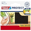 Tesa Filzgleiter Protect rechteckig braun