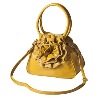 Angie & Lola Small Flower Tote - Mustard