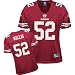 Patrick Willis San Francisco 49ers Women's 2009 Home Replica Jersey - XX-Large