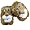 Padders Inc - Infant and Toddler Boys Lion Slippers, Brown, Tan (Size S)