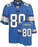 Charles Rogers Detroit Lions Blue NFL Authentic Jersey