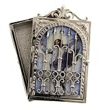 Heavenly Gates Silver Tone Rosary Box