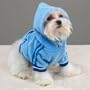 BLUE - MEDIUM - Sporty Fleece Pullover - DOGGY SPORTS SWEATSHIRT