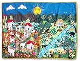 Review Novica  / Applique wall hanging, 'Hillside and Jungle'