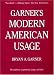 Books : Garner's Modern American Usage