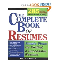 The The Complete Book of Resumes: Simple Steps for Writing a Powerful Resume