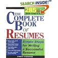 The Complete Book of Resumes by Karen Schaffer