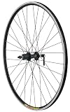 Avenir, Road Rear Wheel - 700c, 32H, Doublewall, QR, Shimano 105 9-/10-speed Freehub, Double-Butted Spokes, Black/Silver/Black
